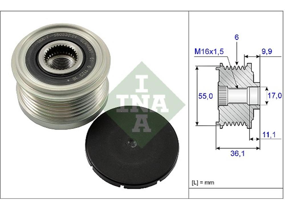 REMENICA ALTERNATORA BOSCH IVECO